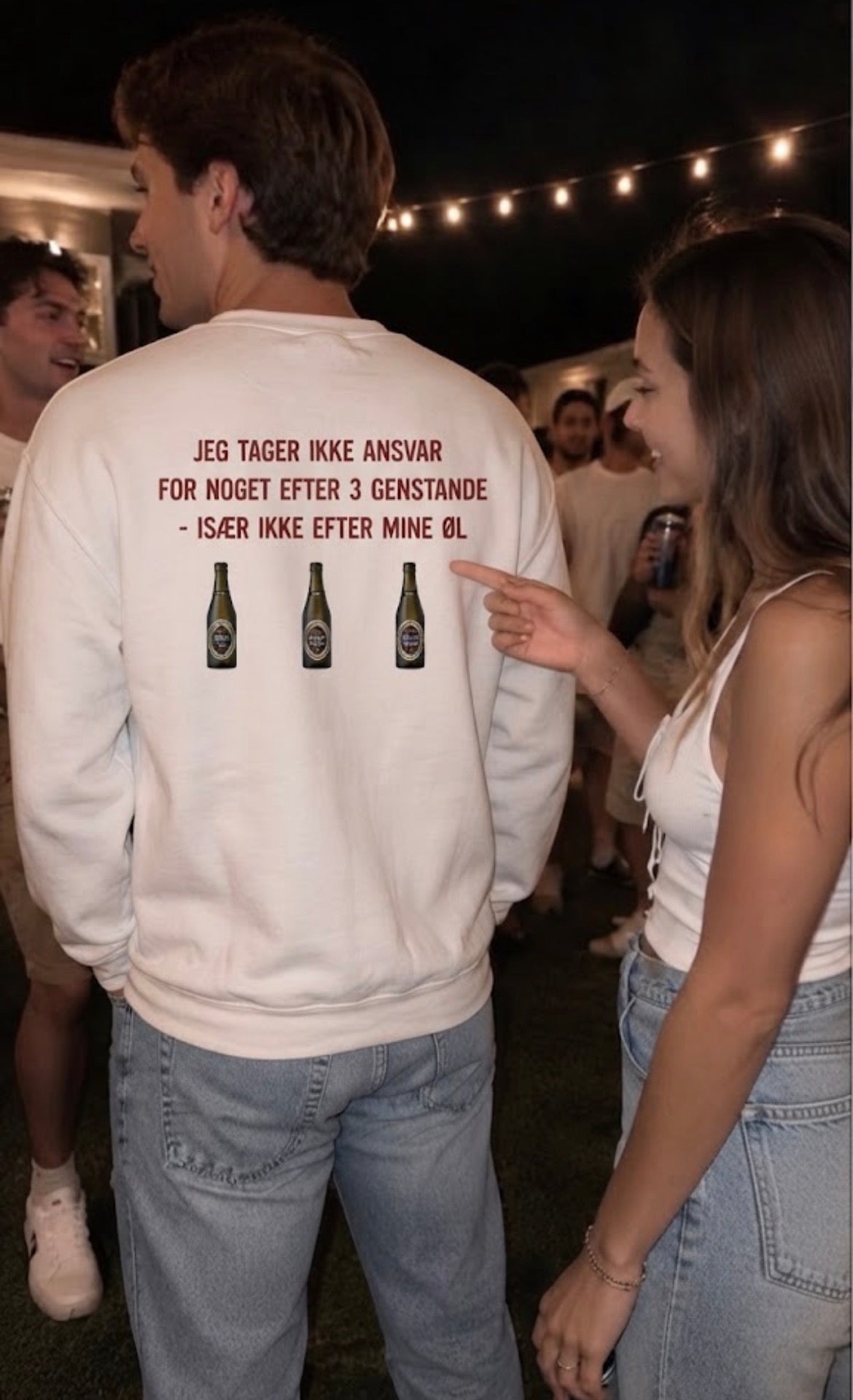 Jeg tager ikke ansvar Sweatshirt