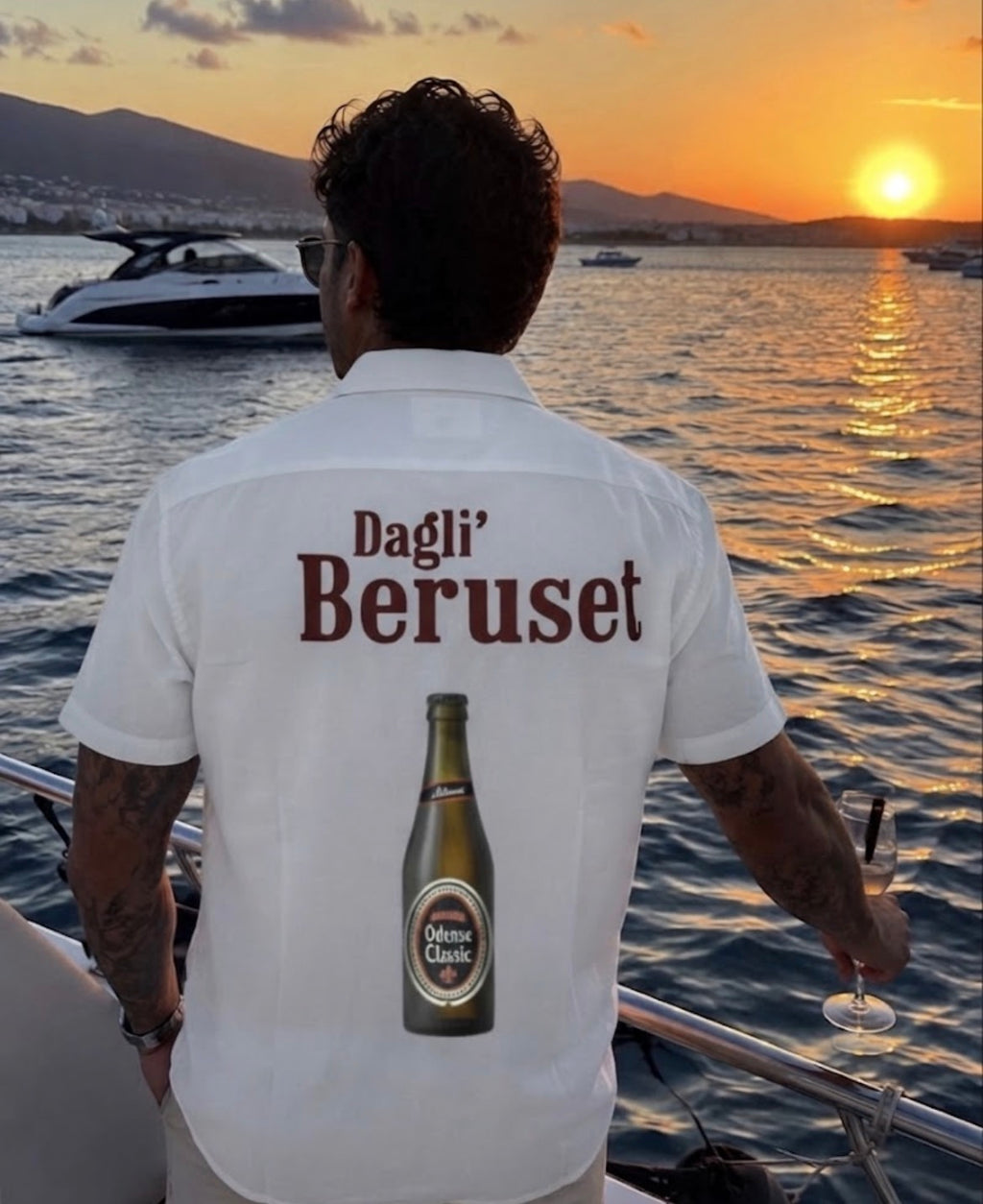 Dagli Beruset Odense øl skjorte