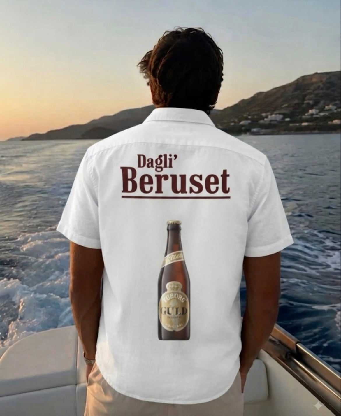 Dagli beruset tuborg skjorte