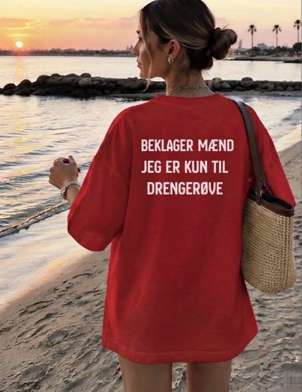 Beklager mænd jeg er kun til drengerøve tee