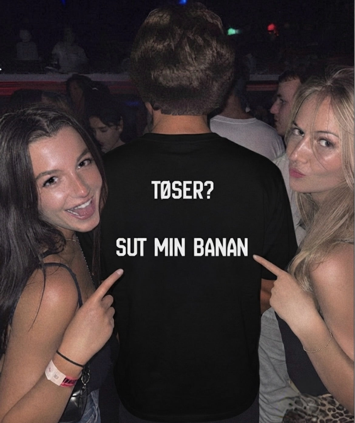 Tøser sut min banan tee
