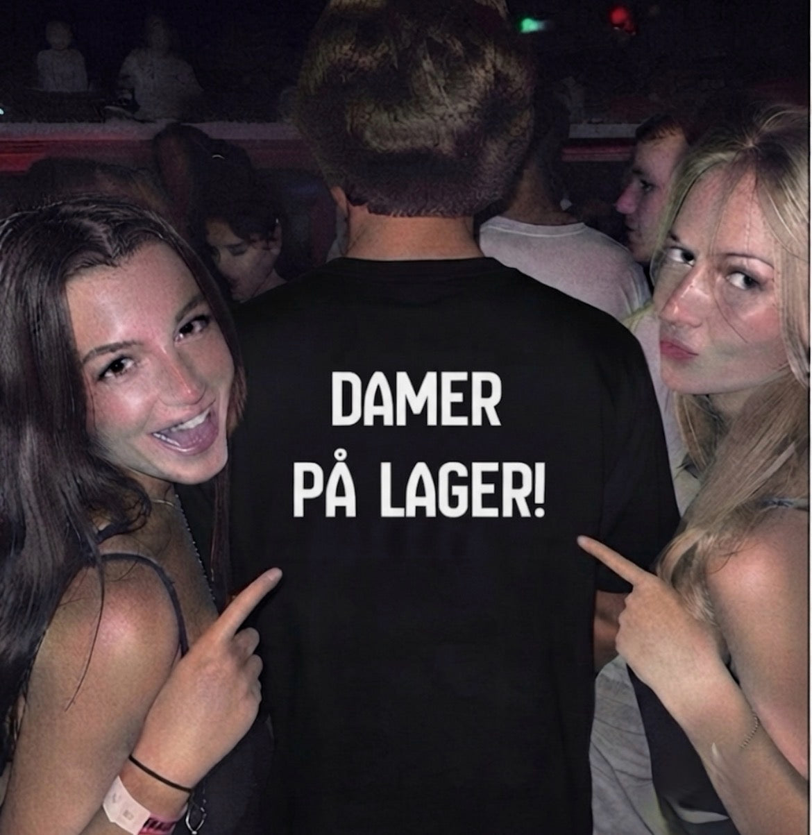 Damer på lager tee