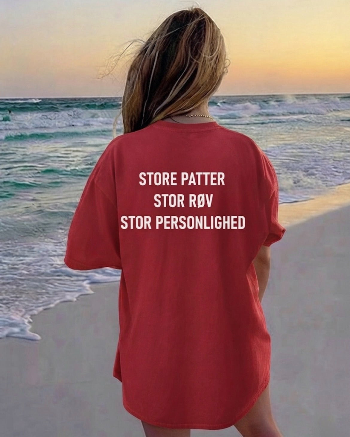 Store Patter / Stor Røv / Stor Personlighed" – T-shirt